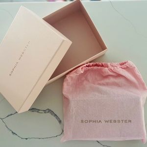 SOPHIA WEBSTER Clara Crystal Box Clutch Bag